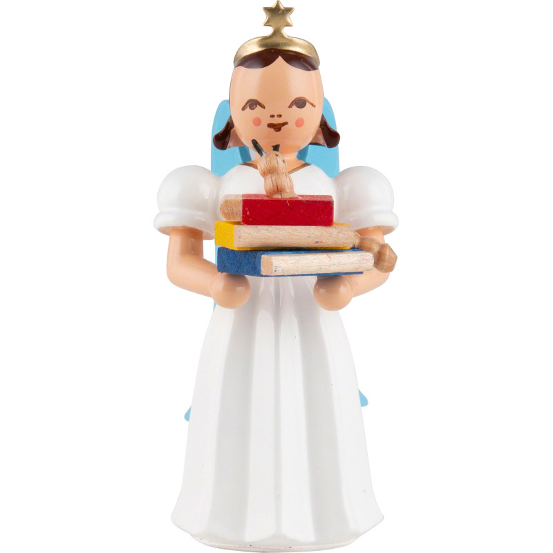 Angel Long Pleaded Skirt with Bookworm - Colored - 6,6 cm / 2.6 inch