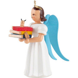 Angel Long Pleaded Skirt with Bookworm - Colored - 6,6 cm / 2.6 inch