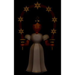Angel Long Pleated Skirt with Star Arch and Lights, Colored - 27 cm / 10.6 inch