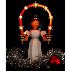 Angel Long Pleated Skirt with Star Arch and Lights, Colored - 27 cm / 10.6 inch