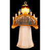 Angel Long Skirt with Candle Arch colored electric - 22 cm / 8.7 inch