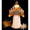 Angel Long Skirt with Candle Arch colored electric - 22 cm / 8.7 inch
