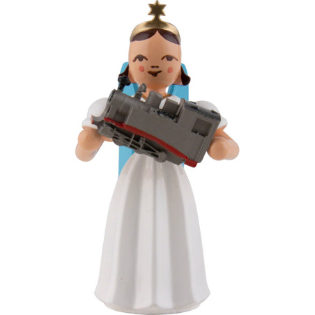 Angel Long Pleated Skirt with Locomotive, Colored - 6,6 cm / 2.6 inch