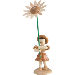 Flower Child Sun Flower, Natural - 12 cm / 4.7 inch