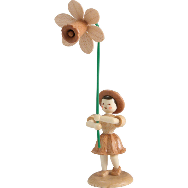 Blumenkind Narzisse, natur - 12 cm