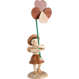 Blumenkind Stiefmütterchen, natur - 12 cm