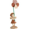Blumenkind Stiefmütterchen, natur - 12 cm
