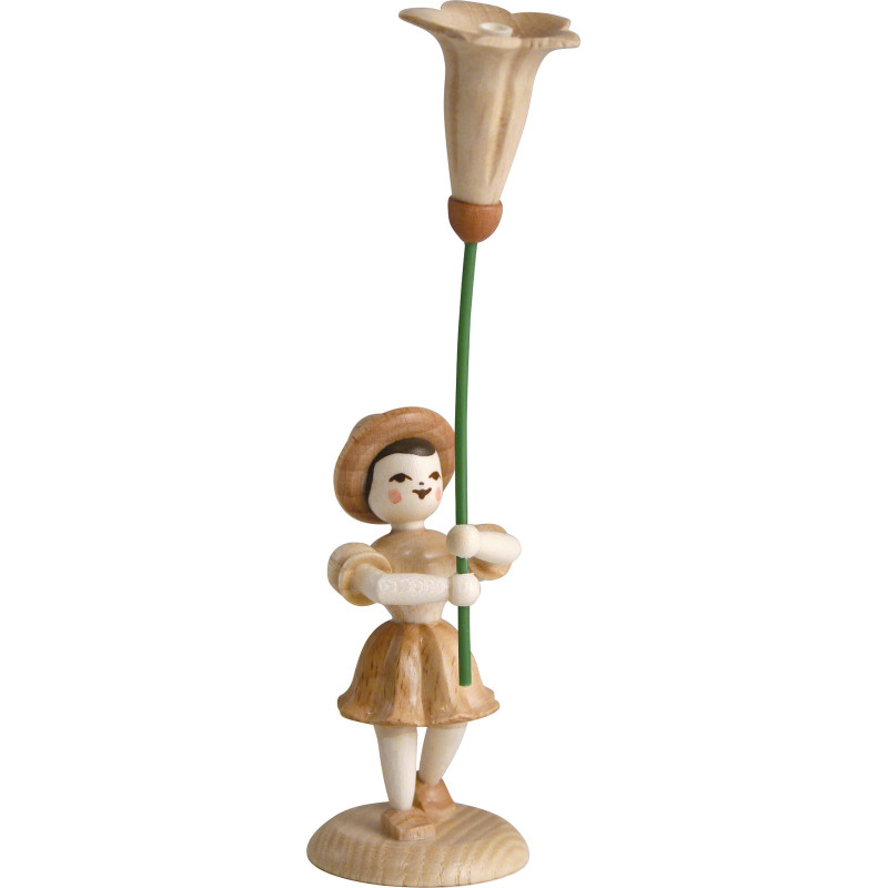 Blumenkind Enzian, natur - 12 cm