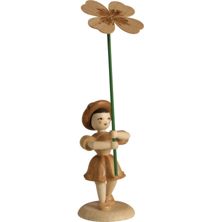 Flower Child Clover, Natural - 12 cm / 4.7 inch