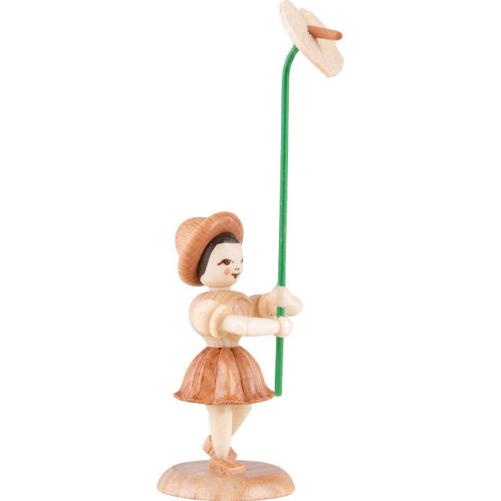 Blumenkind mit Anthurie, natur - 11,5 cm
