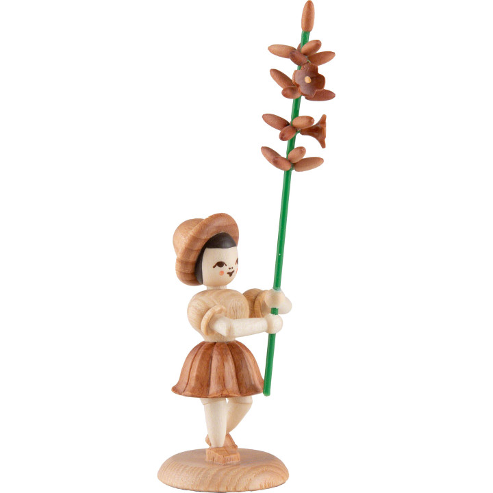 Flower Child with Lavender natural - 11,5 cm / 4.5 inch