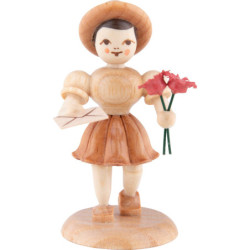 Flower Girl Congratulator, Natural - 6,6 cm / 2.6 inch