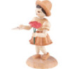 Blumenmädchen Gratulant, natur - 6,6 cm