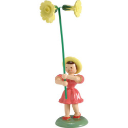 Blumenkind Primel, farbig - 12 cm