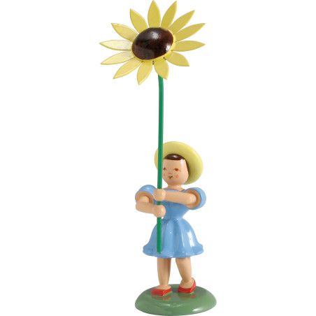 Flower Child Sun Flower, Colored - 12 cm / 4.7 inch