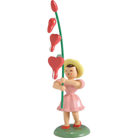 Flower Child Bleeding Heart, Colored - 12 cm / 4.7 inch