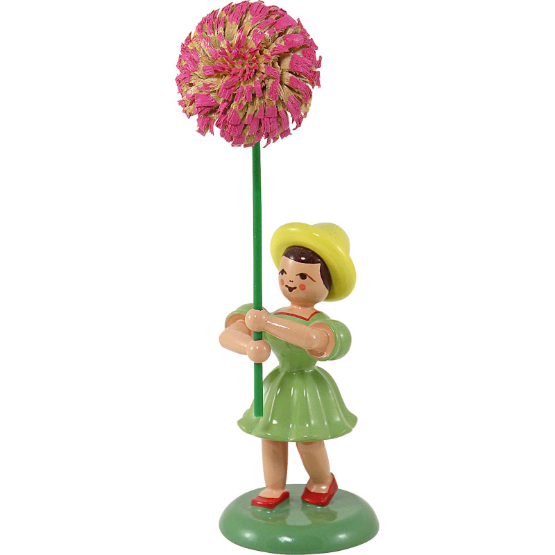 Blumenkind Chrysantheme, farbig - 12 cm