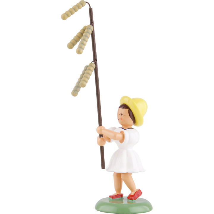 Flower Child with Hazelnut Bloom - 12 cm / 4.7 inch