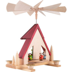 1-Tier Pyramid - Children's Christmas - 29 cm / 11.4 inch