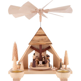 1-Tier Pyramid - Nativity Scene - 30 cm / 11.8 inch