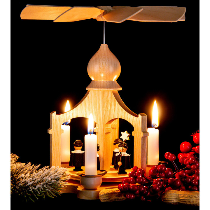 1-Tier Pyramid - Carolers - 23 cm / 9.1 inch