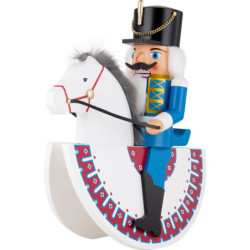 Nussknacker Reiterlein Husar blau - 32 cm