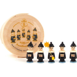 Wood Chip Box with Carolers - 3,5 cm / 1.4 inch