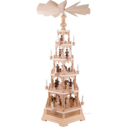 5-stöckige Pyramide Heilige Geschichte - 142 cm - 230 V Elektromotor