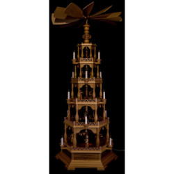 5-stöckige Pyramide Heilige Geschichte - 142 cm - 230 V Elektromotor