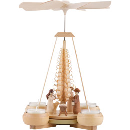 1-Tier Pyramid - Nativity - 24 cm / 9.4 inch
