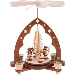 1-Tier Pyramid - Gift Bringing Angels - 28 cm / 11 inch