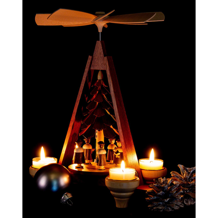 1-Tier Pyramid - Carolers - 29 cm / 11 inch