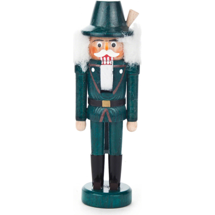 Nussknacker Jäger grün - 13 cm