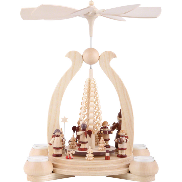 1-stöckige - Bogenpyramide Bescherung - 34 cm