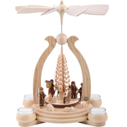 1-Tier Pyramid - Forest Scene - 34 cm / 13 inch
