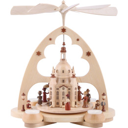 1-stöckige Pyramide Frauenkirche - 34 cm