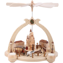 1-Tier Pyramid - Pointed Arch Old Dresden - 36 cm / 14 inch
