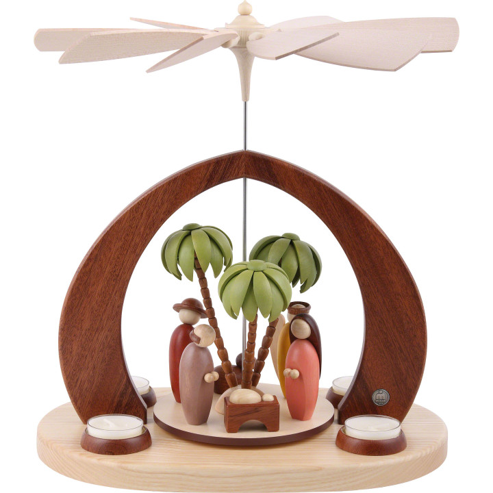 1-stöckige Bogenpyramide Christi Geburt - 32 cm