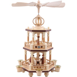 2-Tier Christmas Pyramid - The Christmas Story - 40 cm / 16 inch