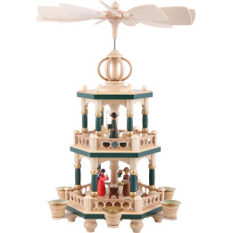 2-Tier Pyramid - The Christmas Story - 40 cm / 16 inch