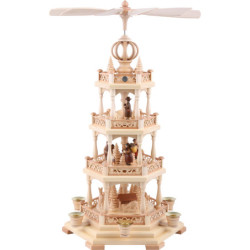 4-Tier Pyramid - Forest Scene - 55 cm / 22 inch