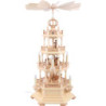 4-Tier Pyramid - Forest Scene - 63 cm / 25 inch - 230 V Electr. Motor