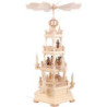 4-stöckige Pyramide Waldmotiv - 63 cm - 120 V Elektromotor (US-Norm)
