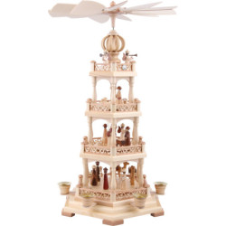 4-Tier Pyramid - The Christmas Story - 55 cm / 22 inch