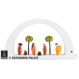 Modern Light Arch - Nativity - White - 26x49 cm / 10.2x19.3 inch