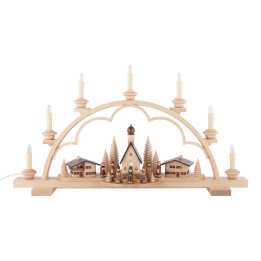 Schwibbogen Alpendorf - 64 cm