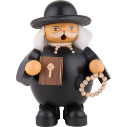 Räuchermännchen Pfarrer evangelisch - 14 cm