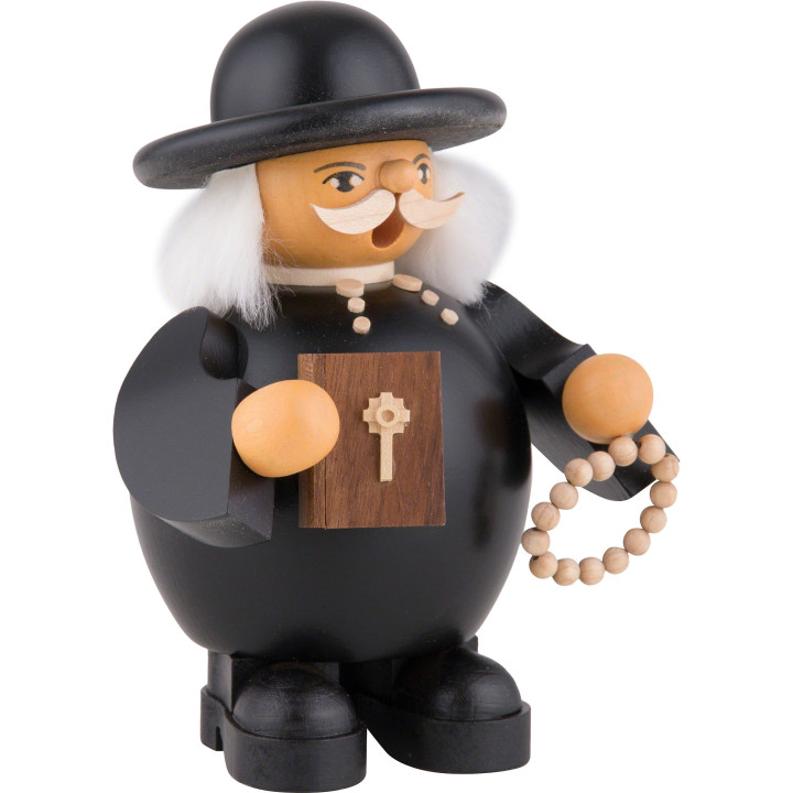 Räuchermännchen Pfarrer evangelisch - 14 cm
