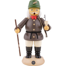 Räuchermännchen Waldarbeiter - grau - 23 cm