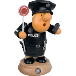 Räuchermännchen Policeman - 16 cm